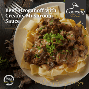 Coorong Gold Beef Stroganoff