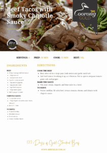 Coorong Gold Beef Taco 1