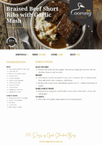 Coorong Gold Braised Beef Short Rib 1