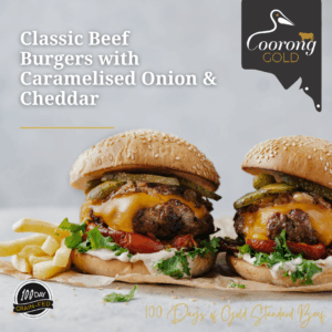 Coorong Gold Classic beef burger